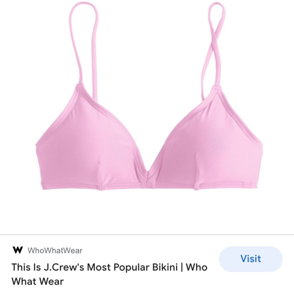 J Crew Pink Biniki